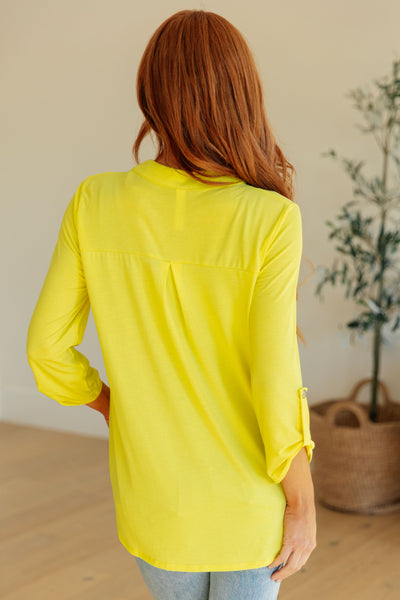 Lizzy Top in Neon Yellow Southern Soul Collectives