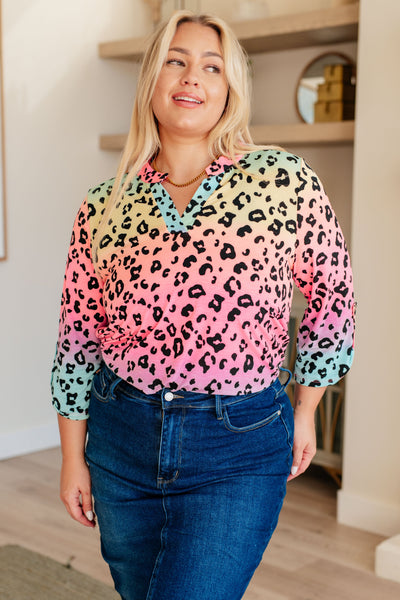 Lizzy Top in Rainbow Leopard Southern Soul Collectives