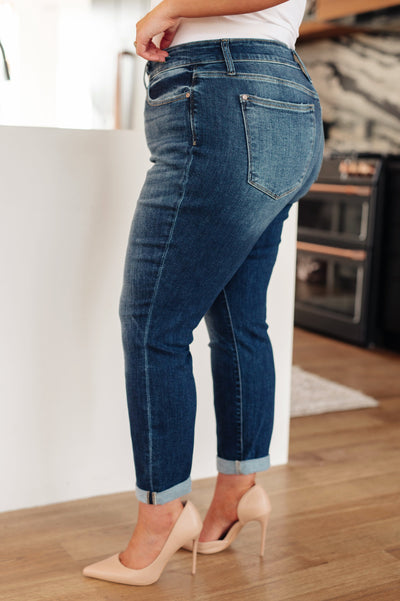 London Midrise Cuffed Boyfriend Jeans Womens Southern Soul Collectives