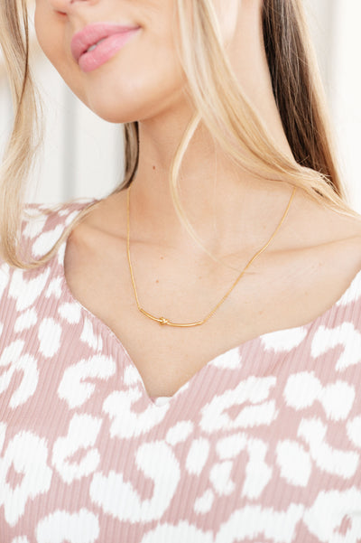 Love Knot Bar Necklace Womens Southern Soul Collectives