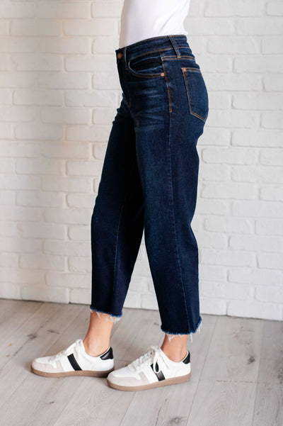 Madeline High Rise Cropped Wide Leg Jeans Southern Soul Collectives