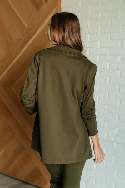 Magic 3/4 Blazer in Olive Southern Soul Collectives