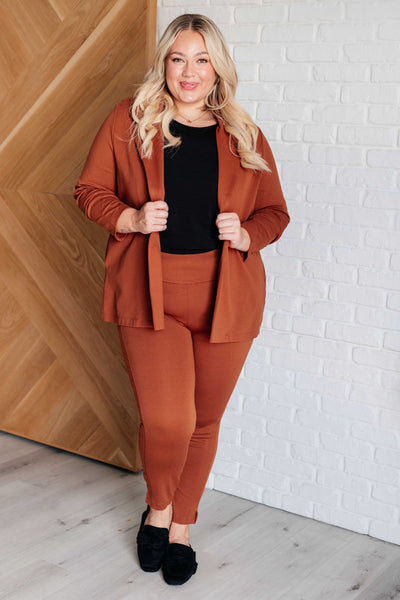 Magic Ankle Crop Skinny Pants in Rust Southern Soul Collectives