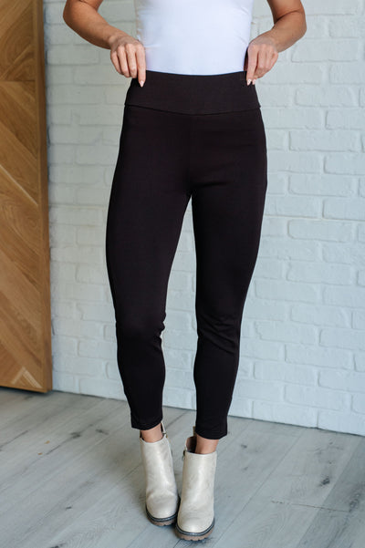 Magic Ankle Crop Skinny Pants in Chocolate Southern Soul Collectives