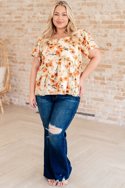 Magic Dance Square Neck Floral Blouse Southern Soul Collectives