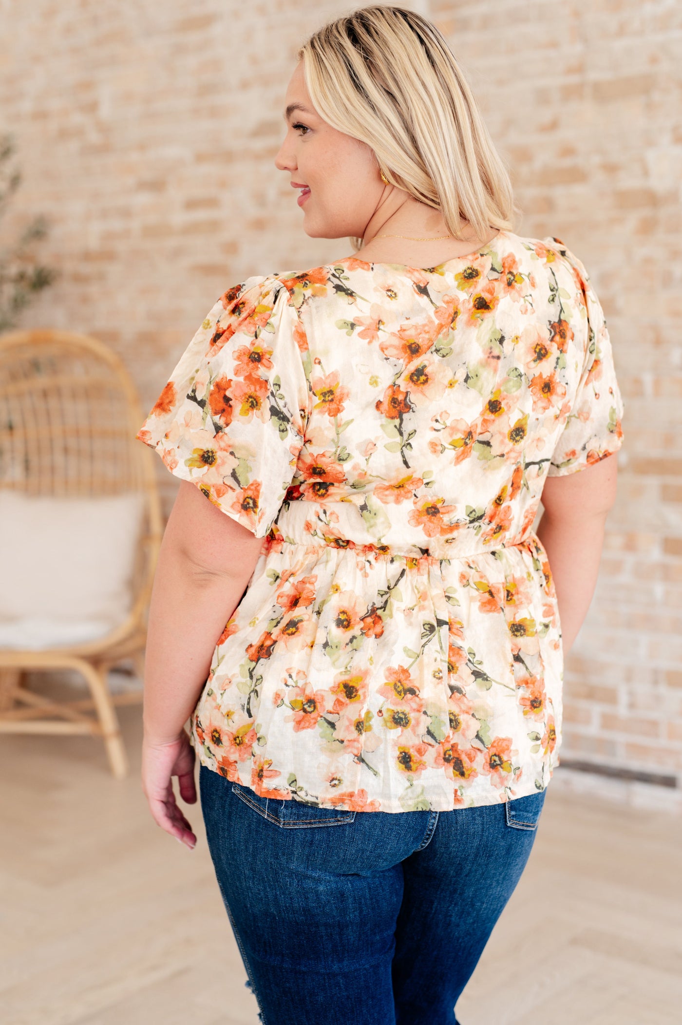 Magic Dance Square Neck Floral Blouse Southern Soul Collectives