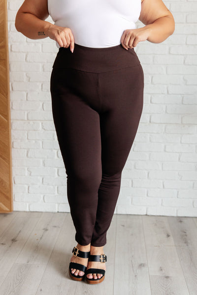 Magic Skinny 28" Pants in Chocolate Southern Soul Collectives