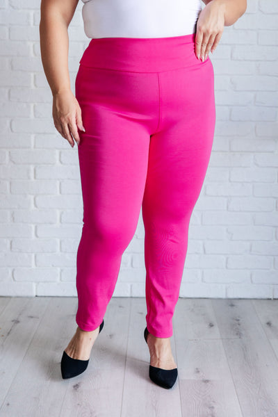 Magic Skinny 28" Pants in Hot Pink Southern Soul Collectives