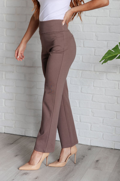 Magic Straight Pants in Dark Mocha Southern Soul Collectives