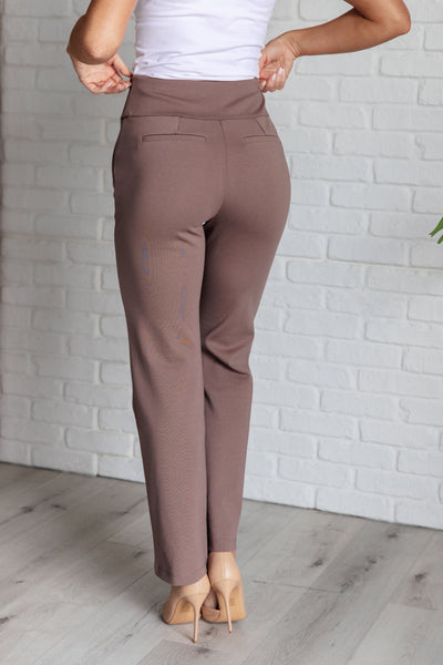 Magic Straight Pants in Dark Mocha Southern Soul Collectives