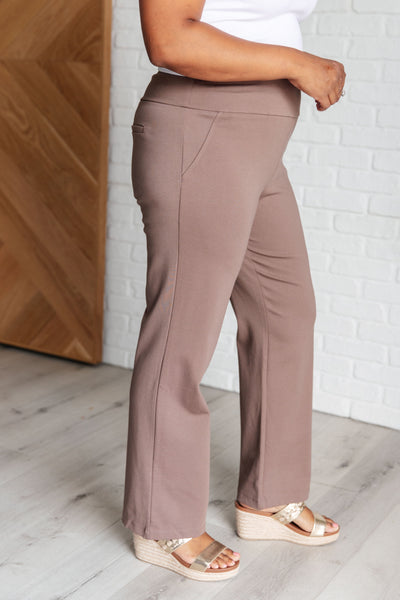 Magic Straight Pants in Dark Mocha Southern Soul Collectives