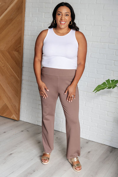 Magic Straight Pants in Dark Mocha Southern Soul Collectives