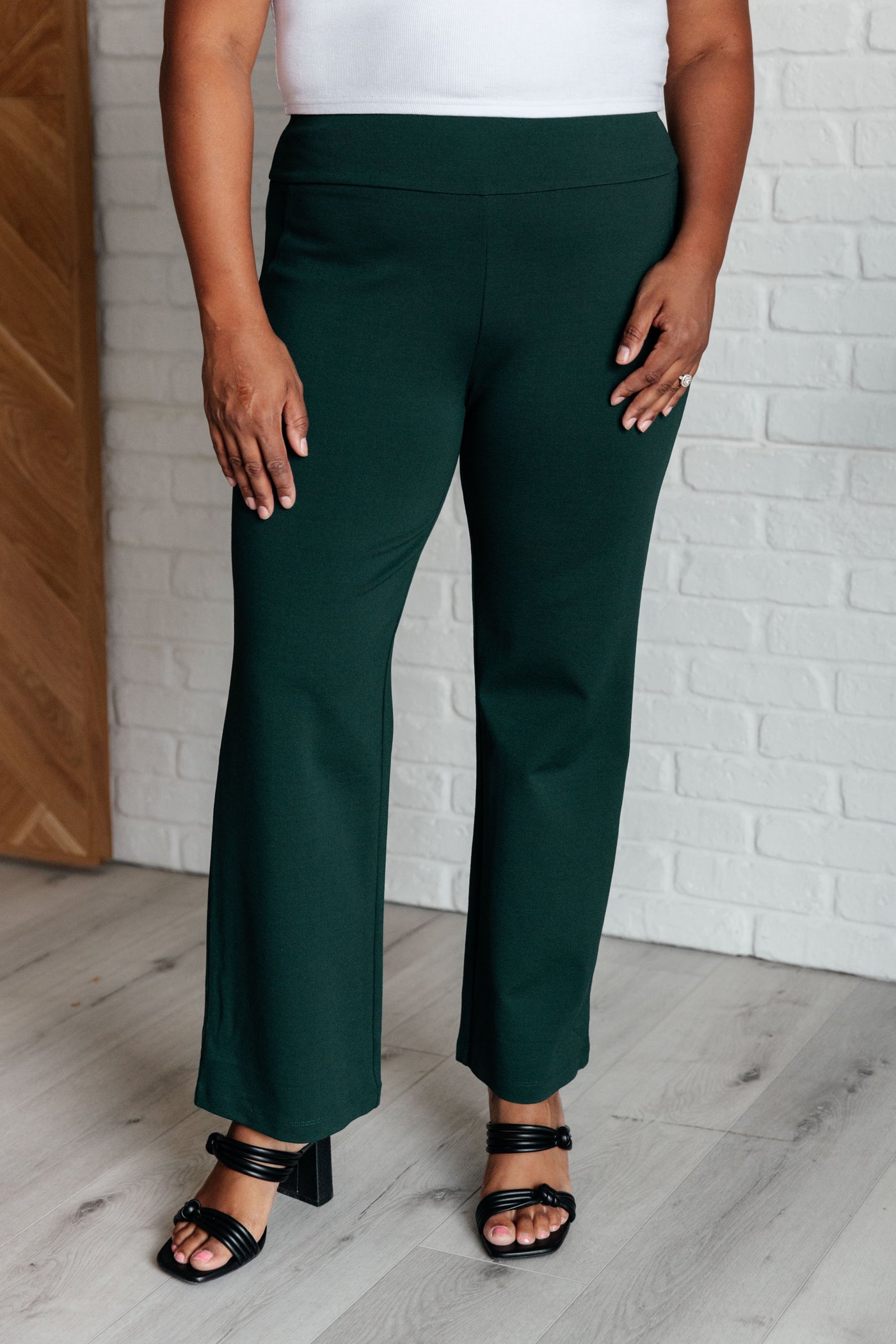 Magic Straight Pants in Hunter Green Southern Soul Collectives