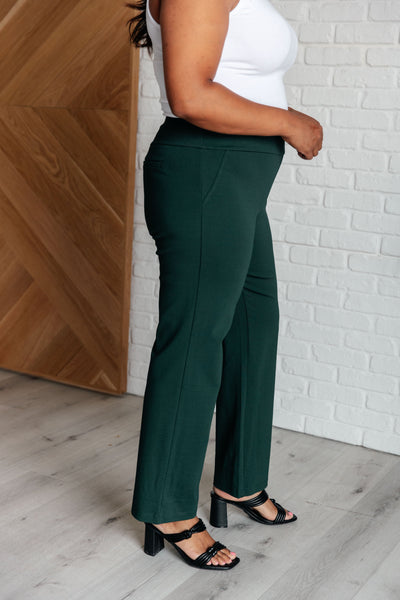 Magic Straight Pants in Hunter Green Southern Soul Collectives