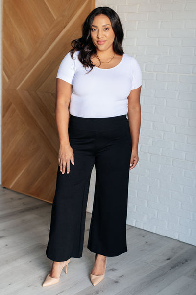 Magic Wide Leg Crop Pants in Black Southern Soul Collectives