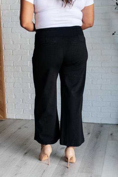 Magic Wide Leg Crop Pants in Black Southern Soul Collectives