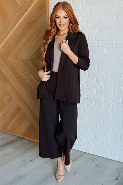 Magic Wide Leg Crop Pants in Chocolate Southern Soul Collectives