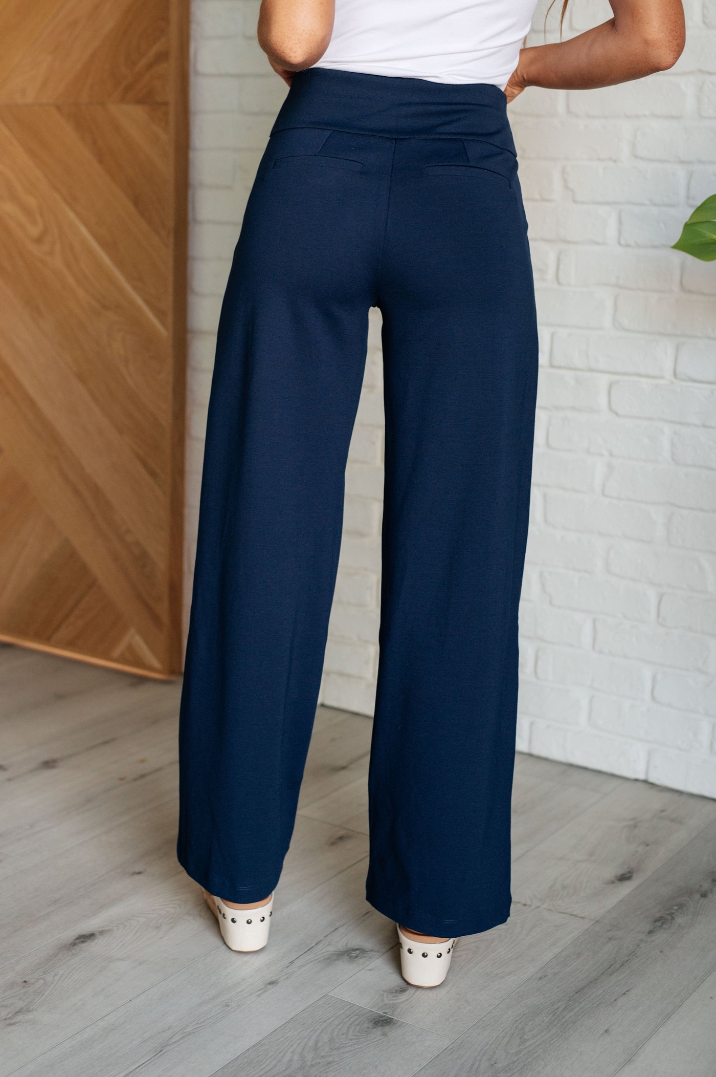 Magic Wide Leg Pants in Navy Southern Soul Collectives