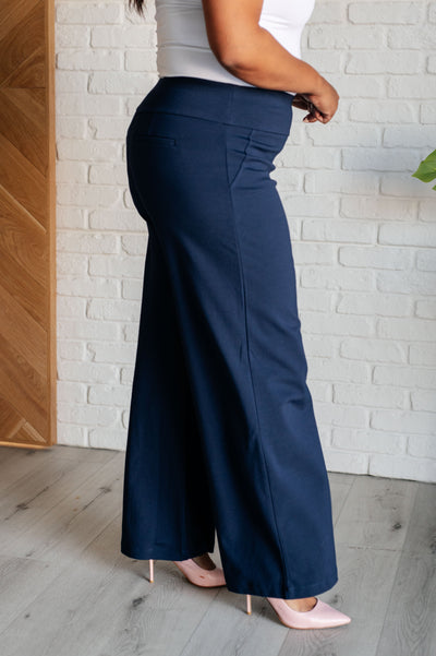 Magic Wide Leg Pants in Navy Southern Soul Collectives