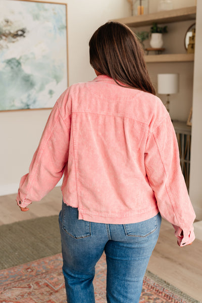 Main Stage Corduroy Jacket in Neon Pink Southern Soul Collectives