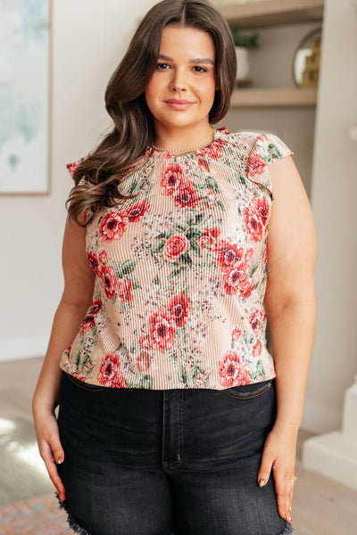 Making Me Blush Floral Top Southern Soul Collectives
