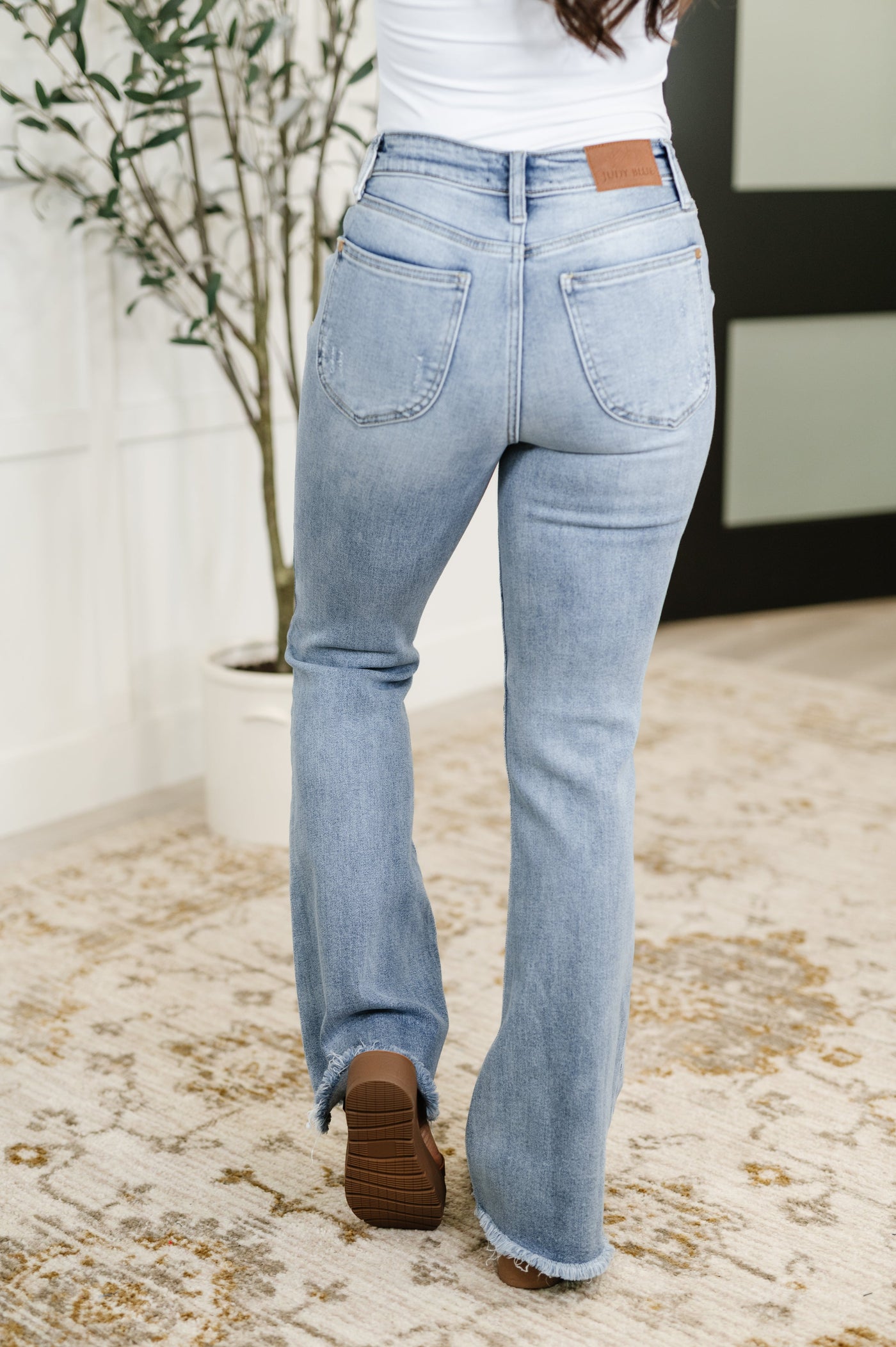 Marlena High Rise Shield Pocket Flare Jeans Southern Soul Collectives