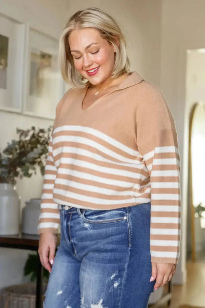 Memorable Moment Striped Sweater Womens Southern Soul Collectives