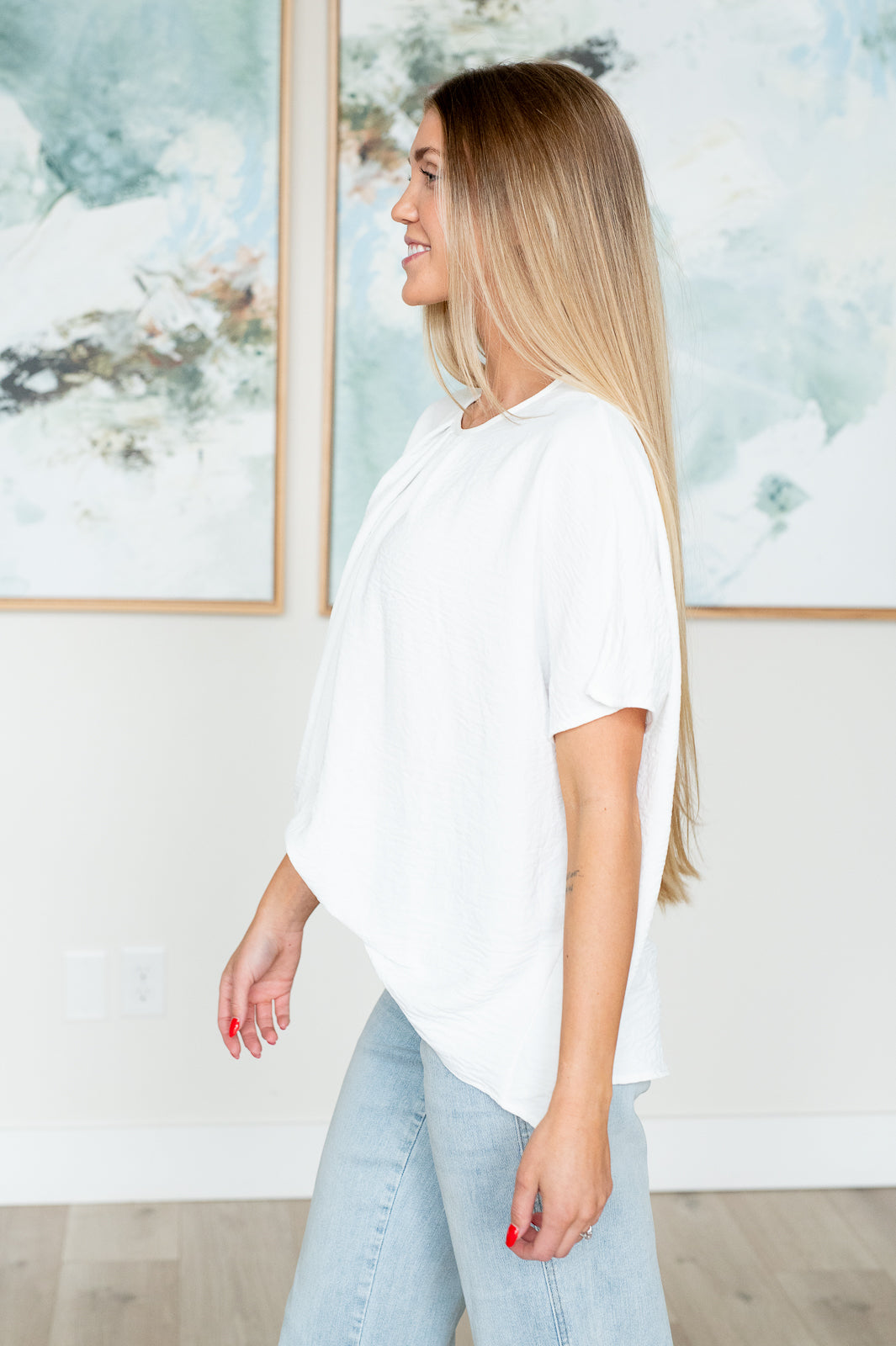 Mild Moments Pleat Detail Top - Southern Soul Collectives