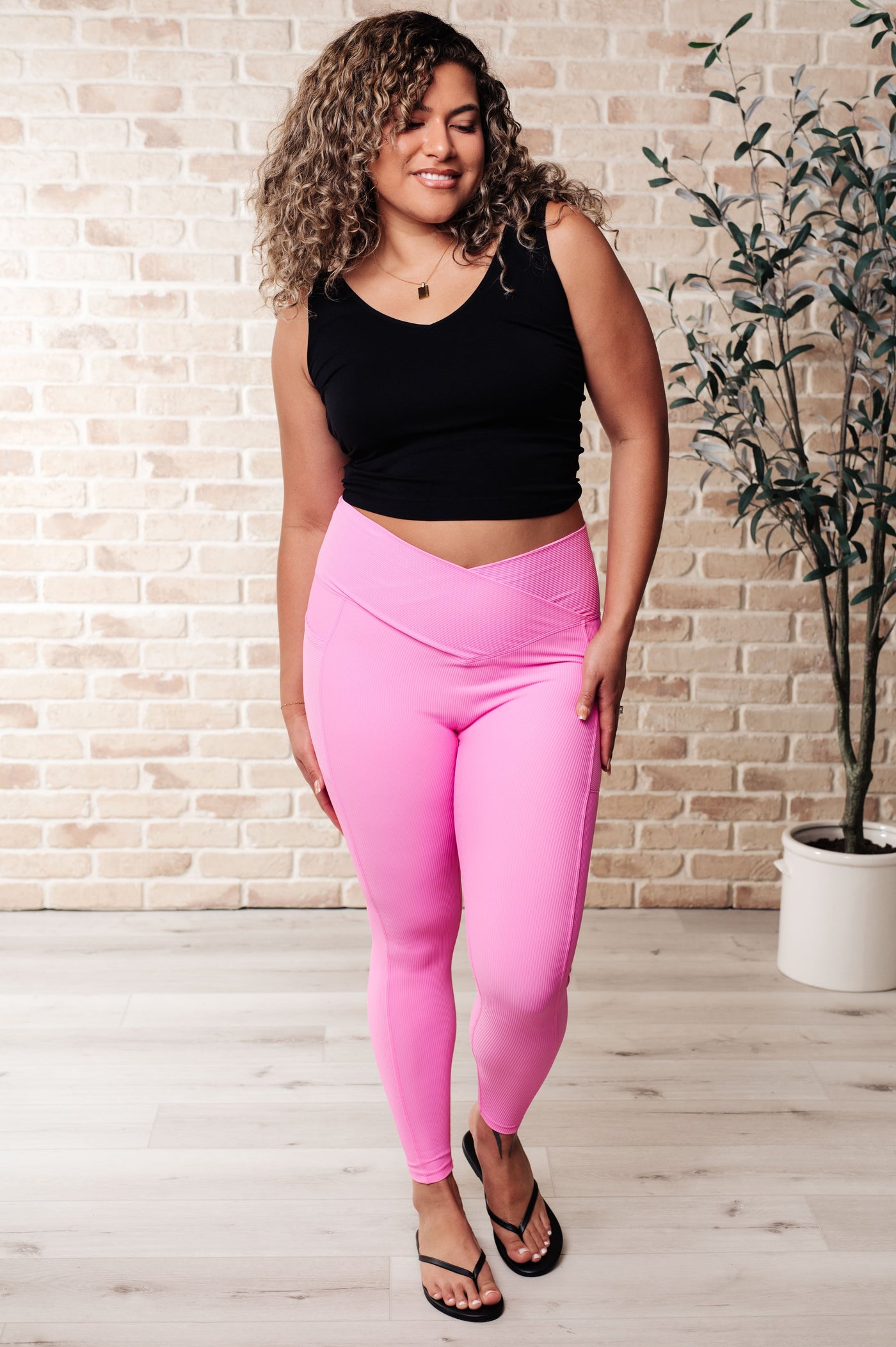 Molly Max Sculpt Leggings Pink Southern Soul Collectives