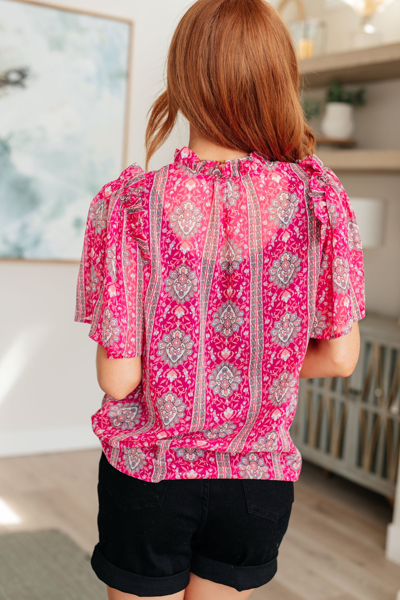 Moments Like This V-Neck Bell Sleeve Blouse - Southern Soul Collectives