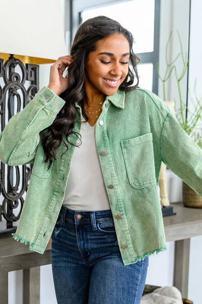 More Like You Corduroy Button Up Jacket Womens Southern Soul Collectives