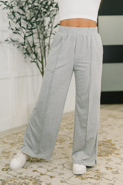 New Discovery Center Seam Wide Leg Pants Southern Soul Collectives