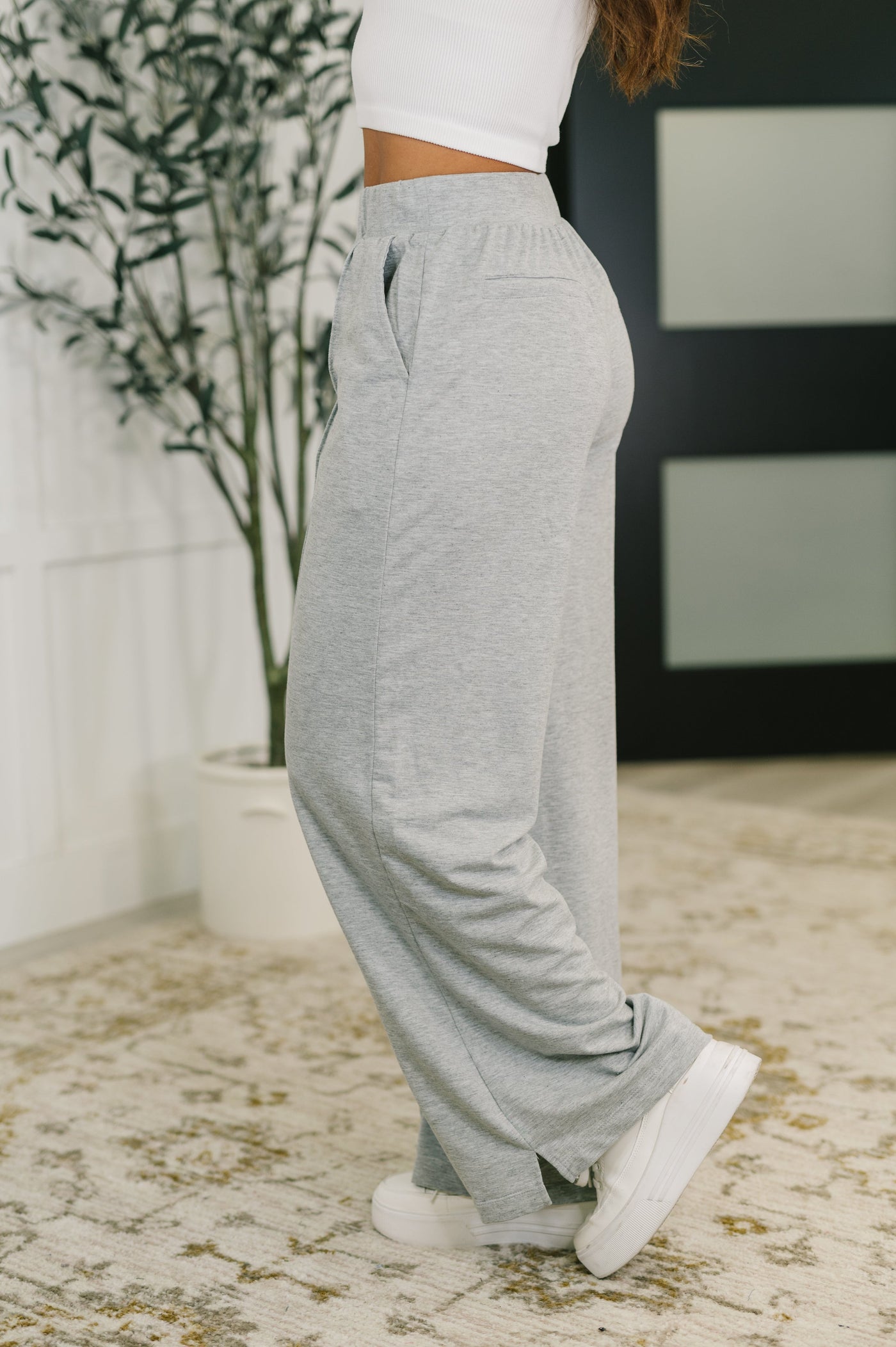 New Discovery Center Seam Wide Leg Pants Southern Soul Collectives