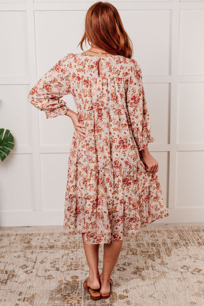 Next to You Balloon Sleeve Floral Dress Southern Soul Collectives