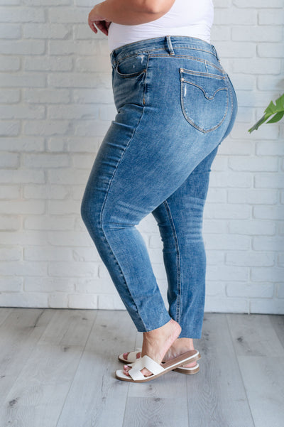 Nicole Tummy Control Skinny Jeans in Vintage Wash Southern Soul Collectives