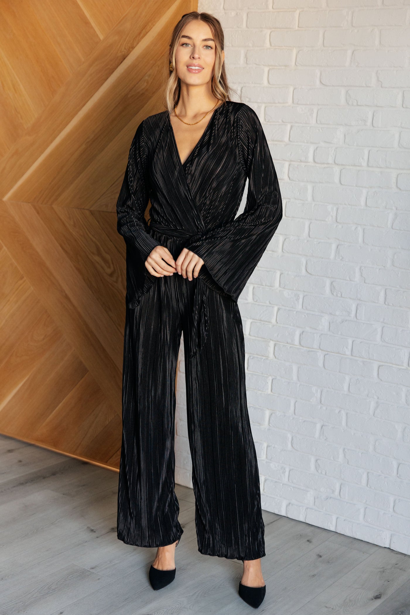 Night Out Plisse Jumpsuit Southern Soul Collectives