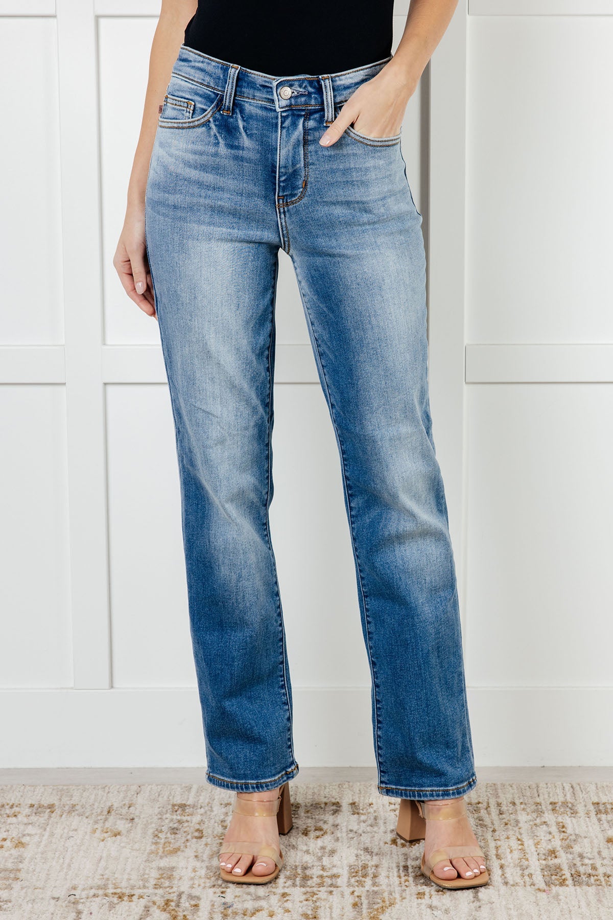 Nivea Vintage Wash Thermal Straight Jeans Southern Soul Collectives