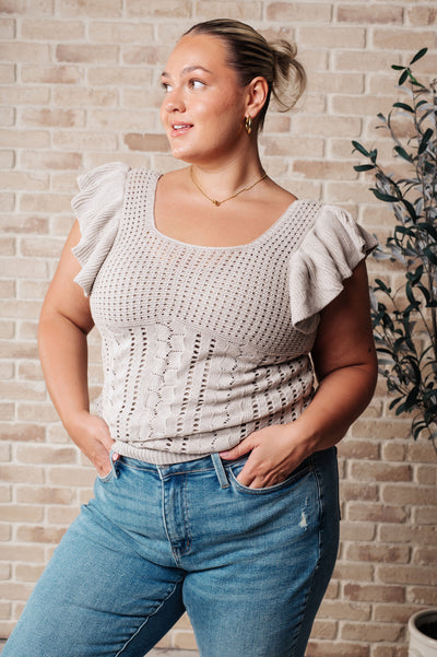 No One Knows Pointelle Knit Top Southern Soul Collectives