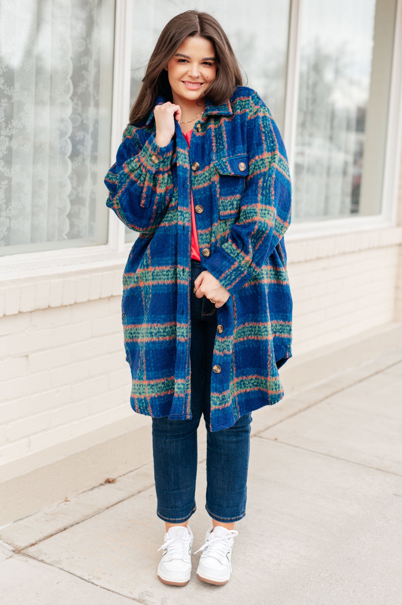 No Tears Plaid Coat Womens Southern Soul Collectives