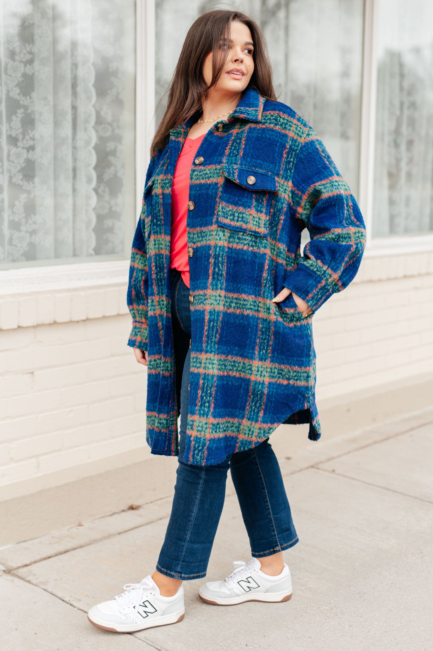 No Tears Plaid Coat Womens Southern Soul Collectives