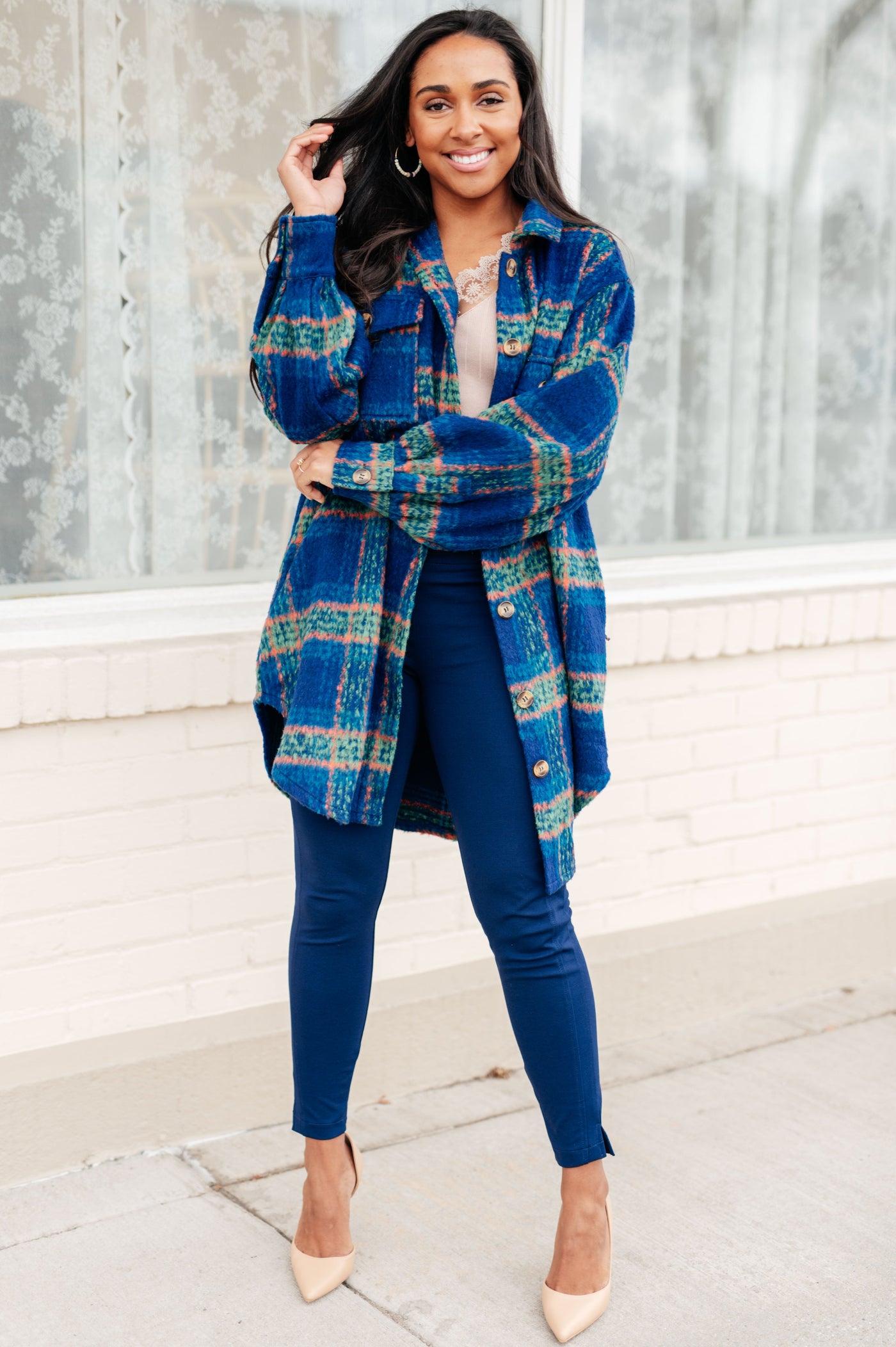 No Tears Plaid Coat Womens Southern Soul Collectives