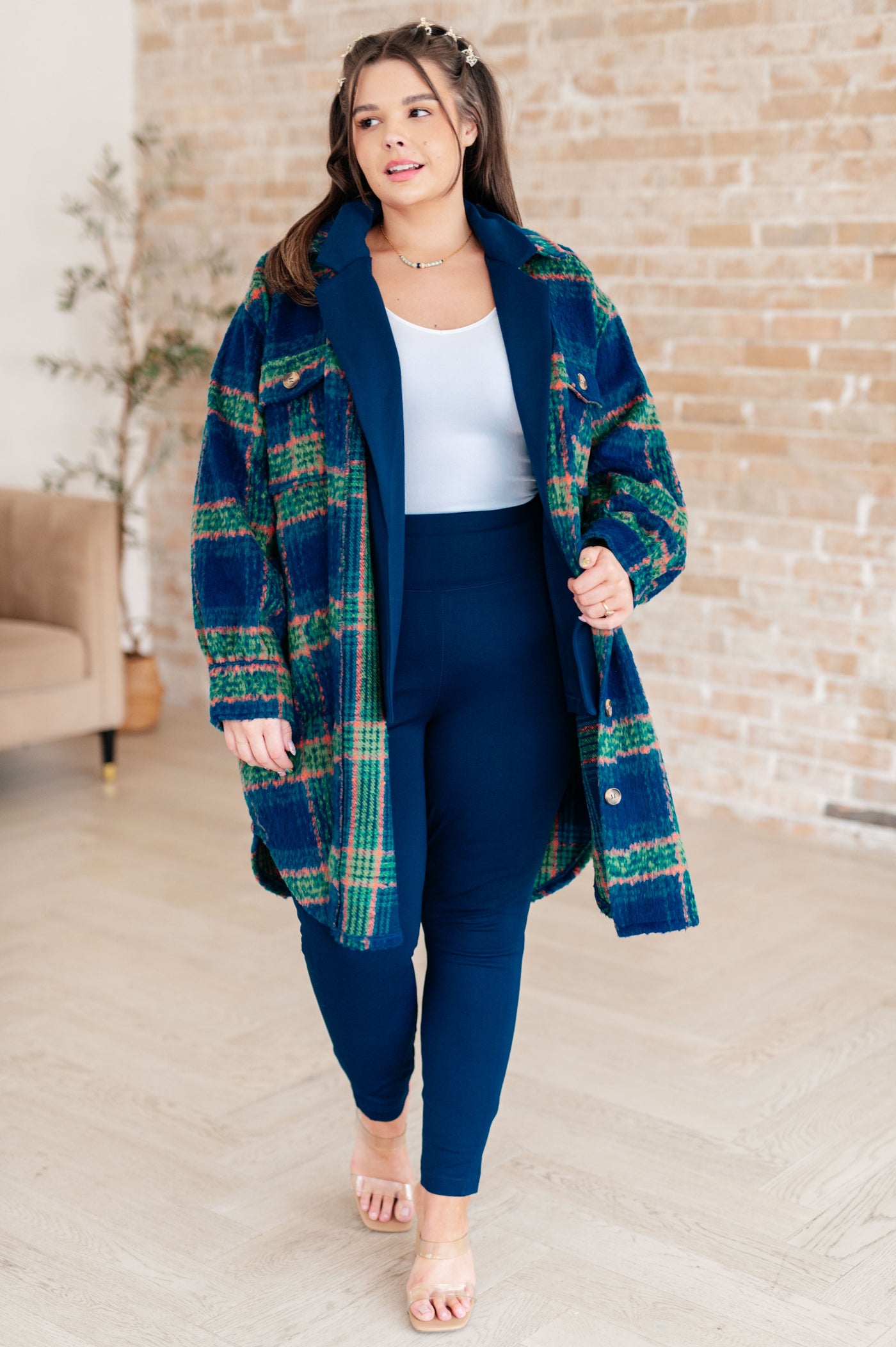 No Tears Plaid Coat Womens Southern Soul Collectives