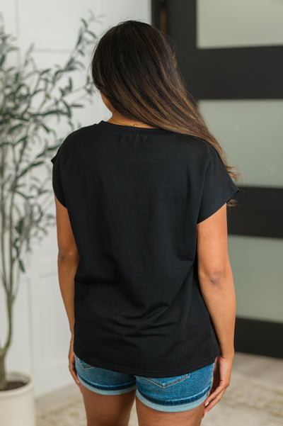 Not So Basic Pocket Tee in Black Southern Soul Collectives