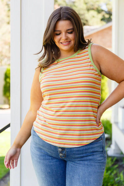 Now and Forever Striped Tank Womens Southern Soul Collectives