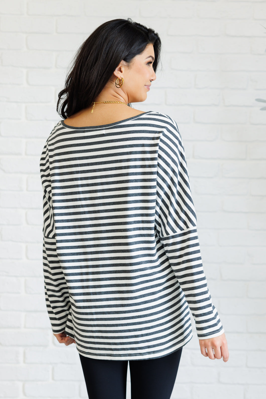 Obviously Mine Striped Oversized Top Southern Soul Collectives