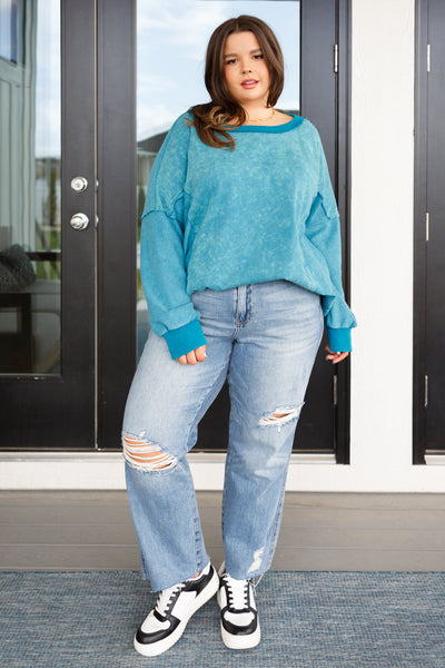Ocean's Apart Mineral Wash Pullover Southern Soul Collectives