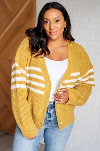 On Top of the World Striped Cardigan Southern Soul Collectives