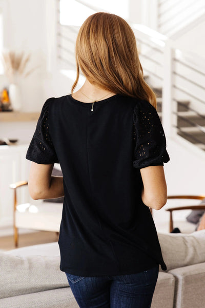One More Chance Lace Sleeve Top Womens Southern Soul Collectives