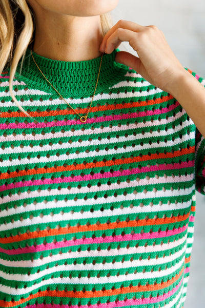 Our Situationship Knit Striped Top Southern Soul Collectives