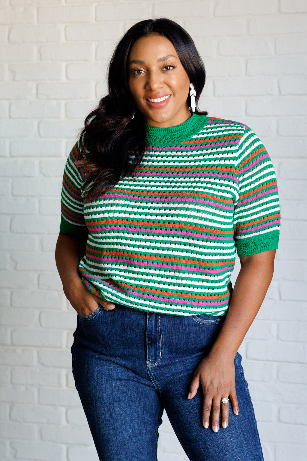 Our Situationship Knit Striped Top Southern Soul Collectives